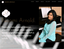 Tablet Screenshot of musicbynaomi.com